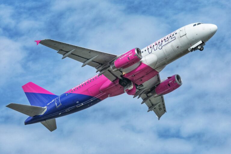 wizz air gép a levegőben